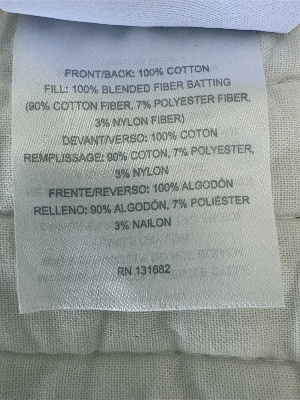 Floral Quilted 4 piece Bedspread set in White with Pink, Yellow & Green